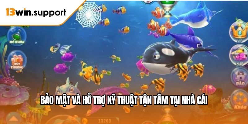 Bảo mật và hỗ trợ kỹ thuật tận tâm tại nhà cái